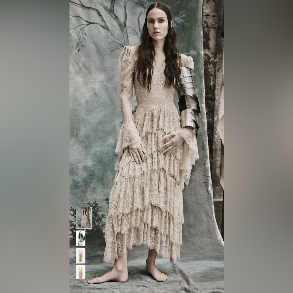 Zara Limited Collection Lace ruffle Dress- Sold Out